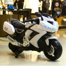 Paseo eléctrico de 3 ruedas en motocicletas plásticas de la policía del juguete para los niños